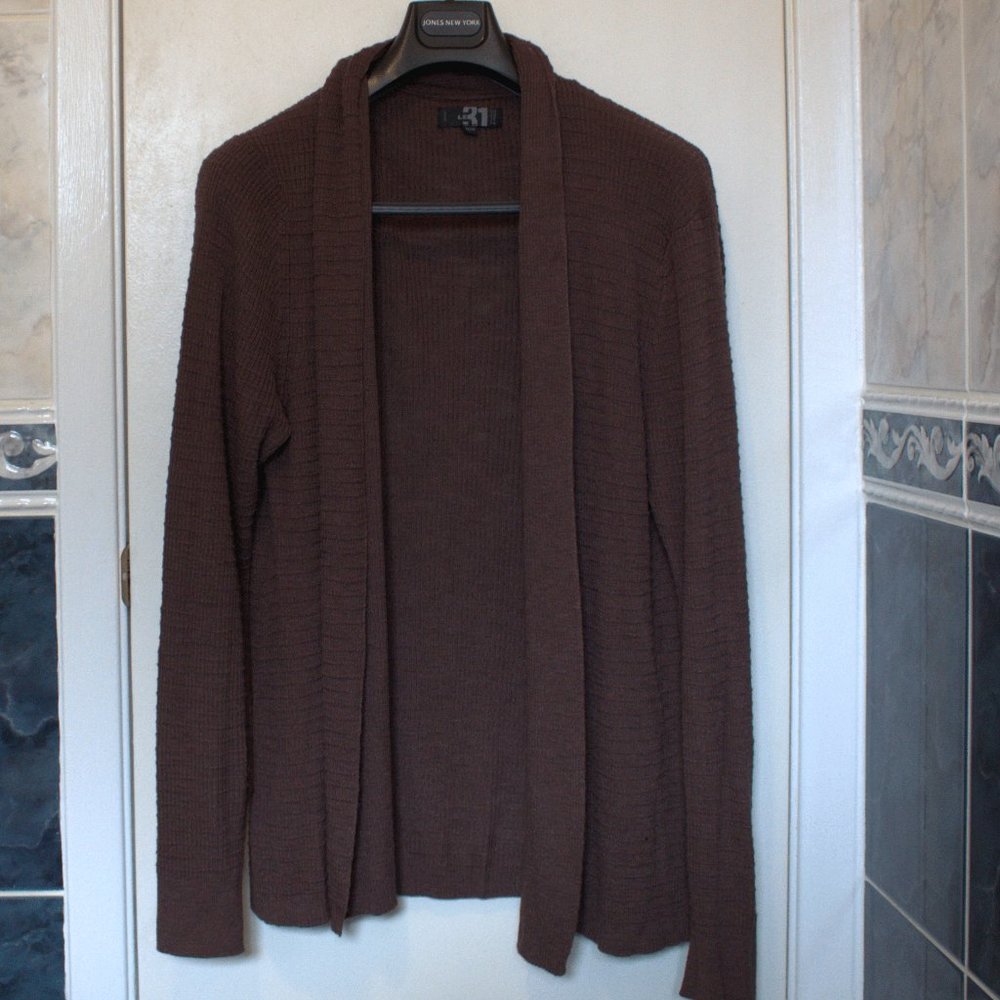 Le 31 Burgundy Cardigan